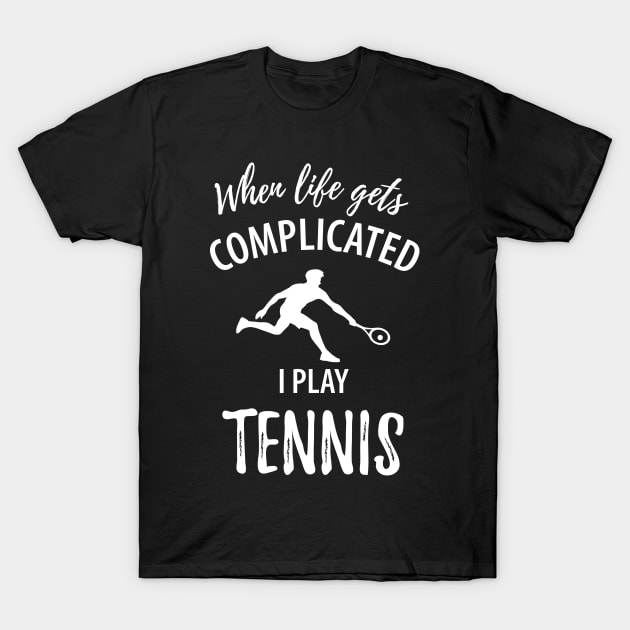 Tennis T-Shirt by Johnny_Sk3tch